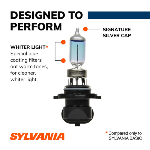 SYLVANIA 9145 SilverStar Halogen Fog Bulb, 1 Pack, , hi-res